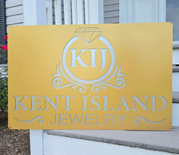 Kent Island Jewelry logo sign by Elite Metalworking