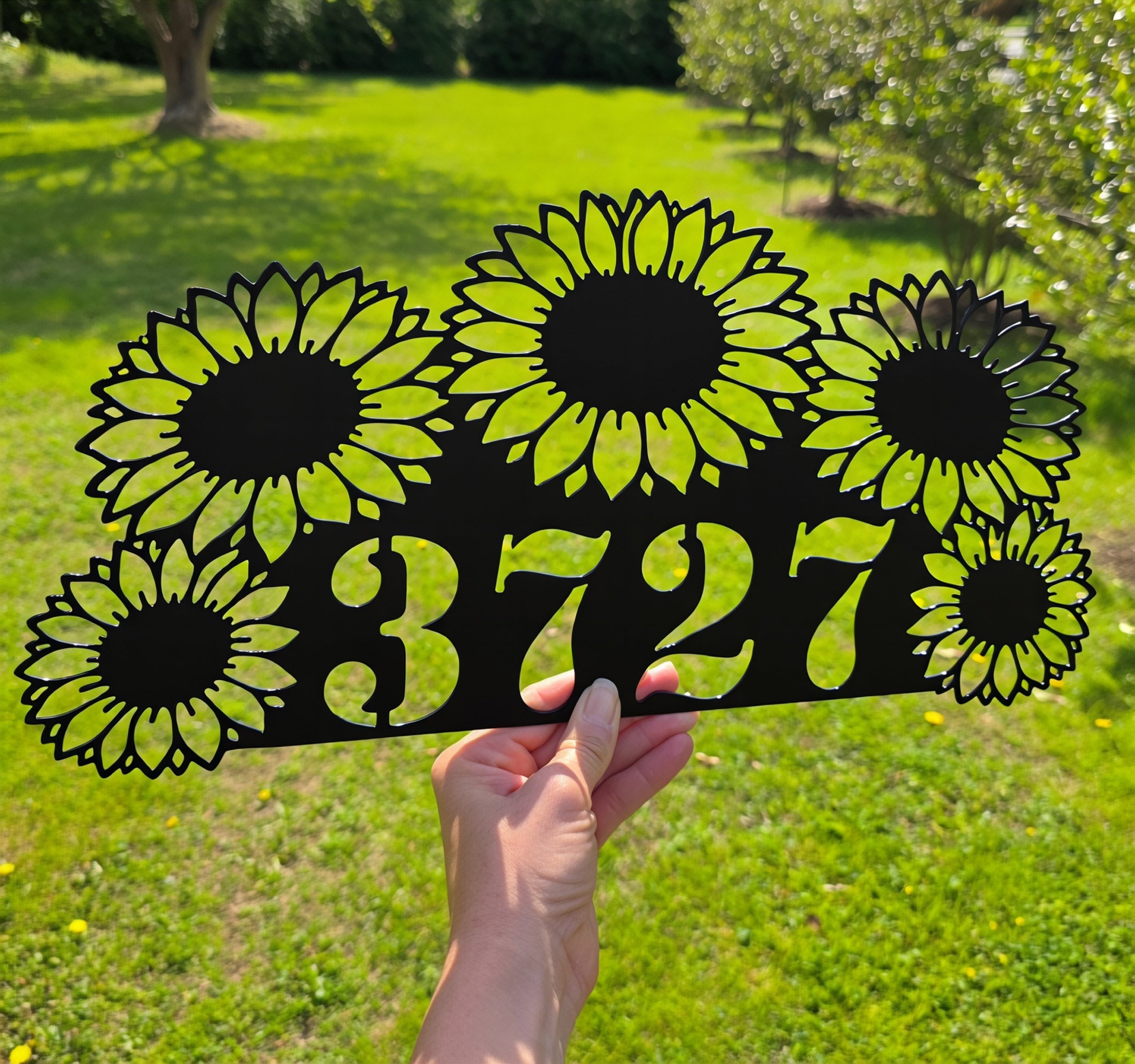 Sunflower Address & Name Sign #2