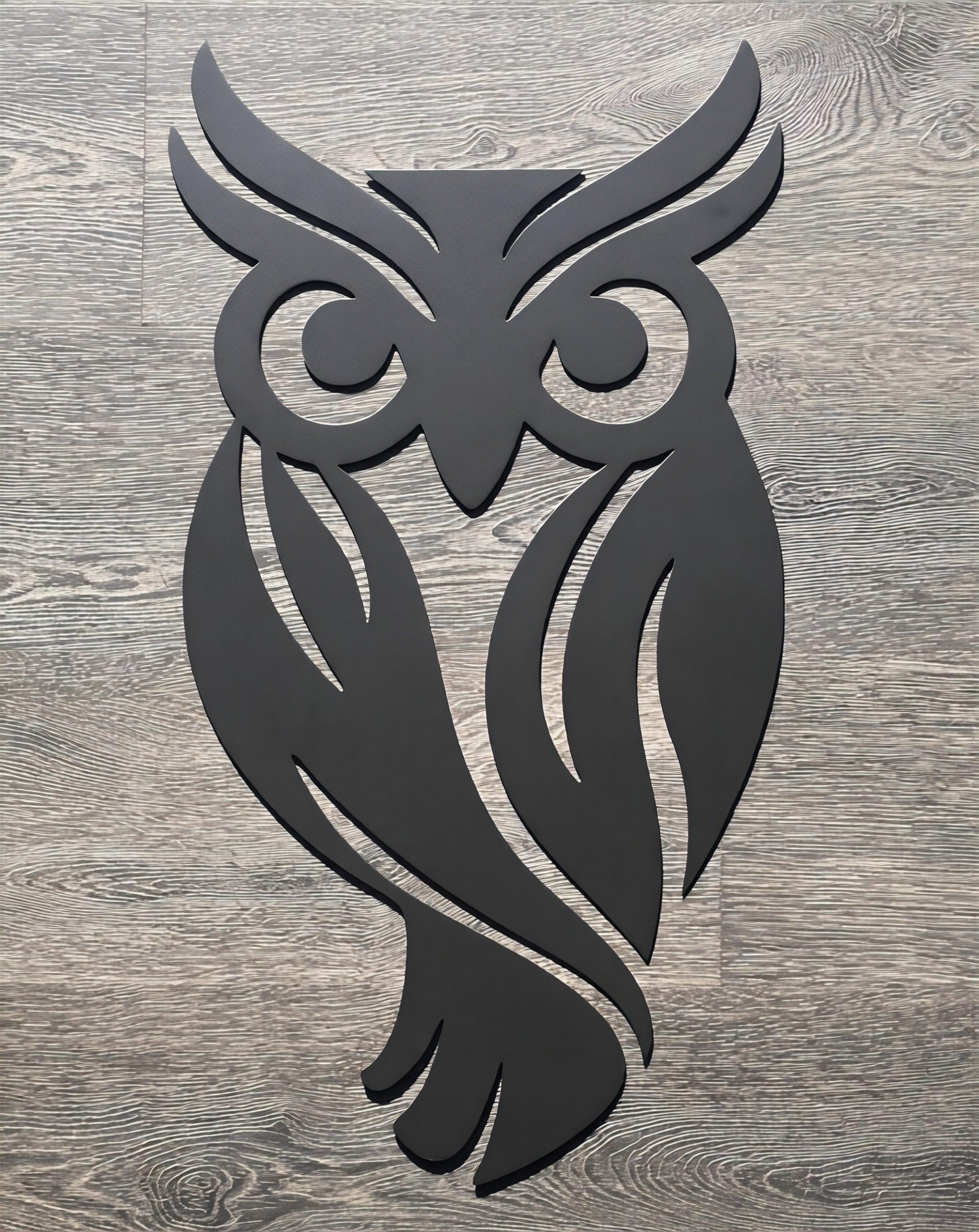 Owl Metal Wall Art #2