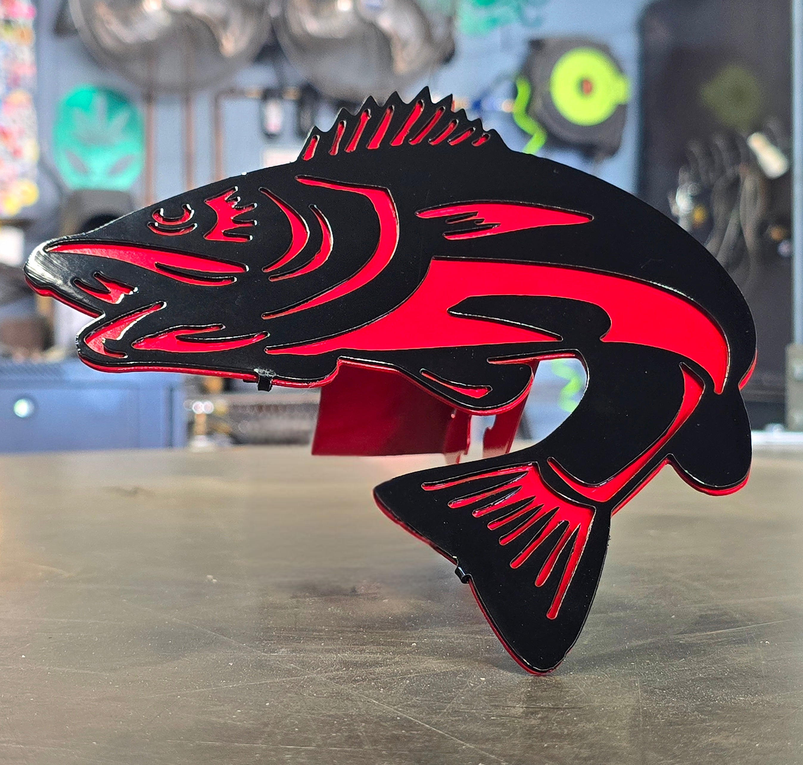 Walleye Metal Hitch Cover