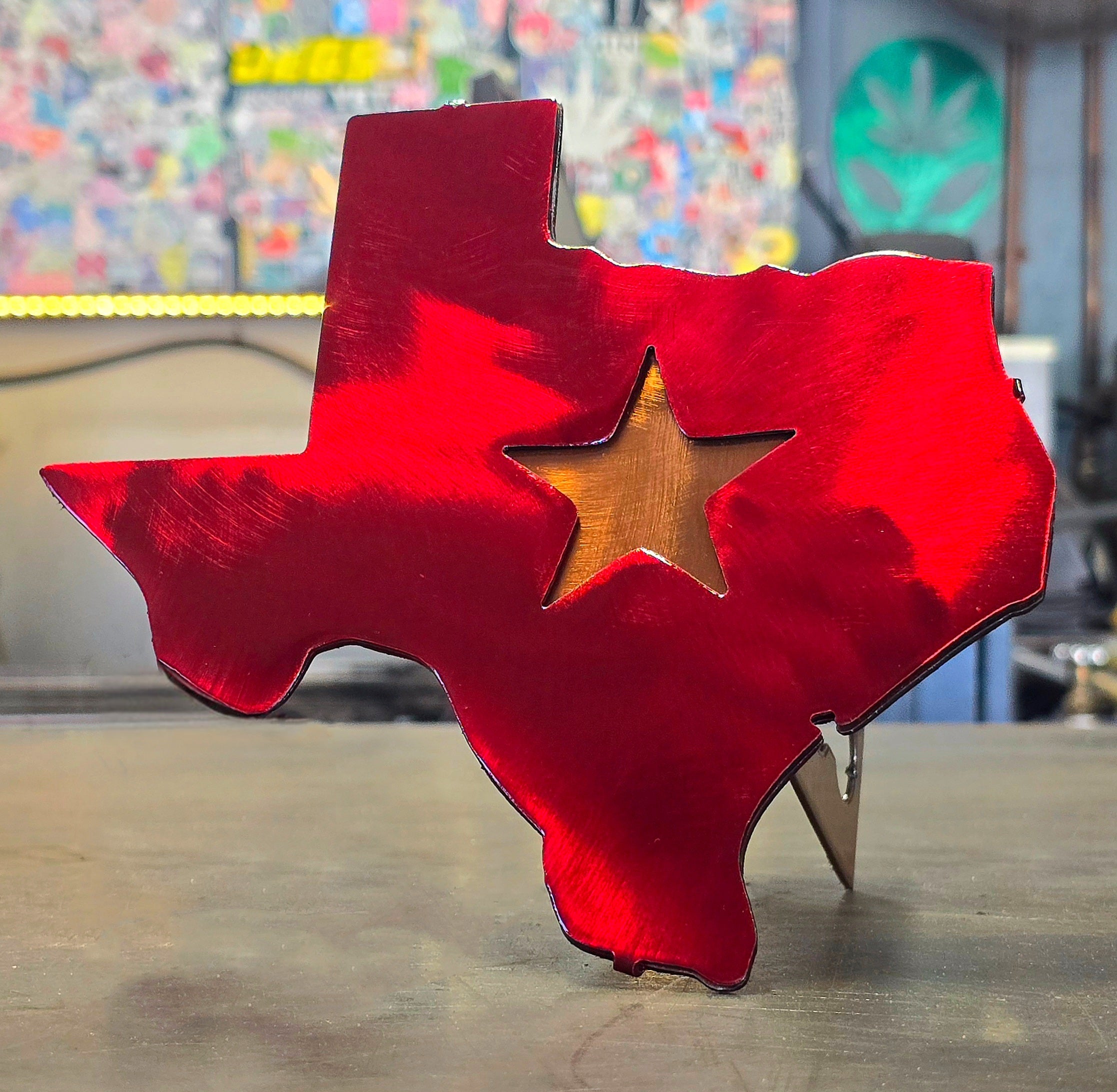 Texas Metal Hitch Cover