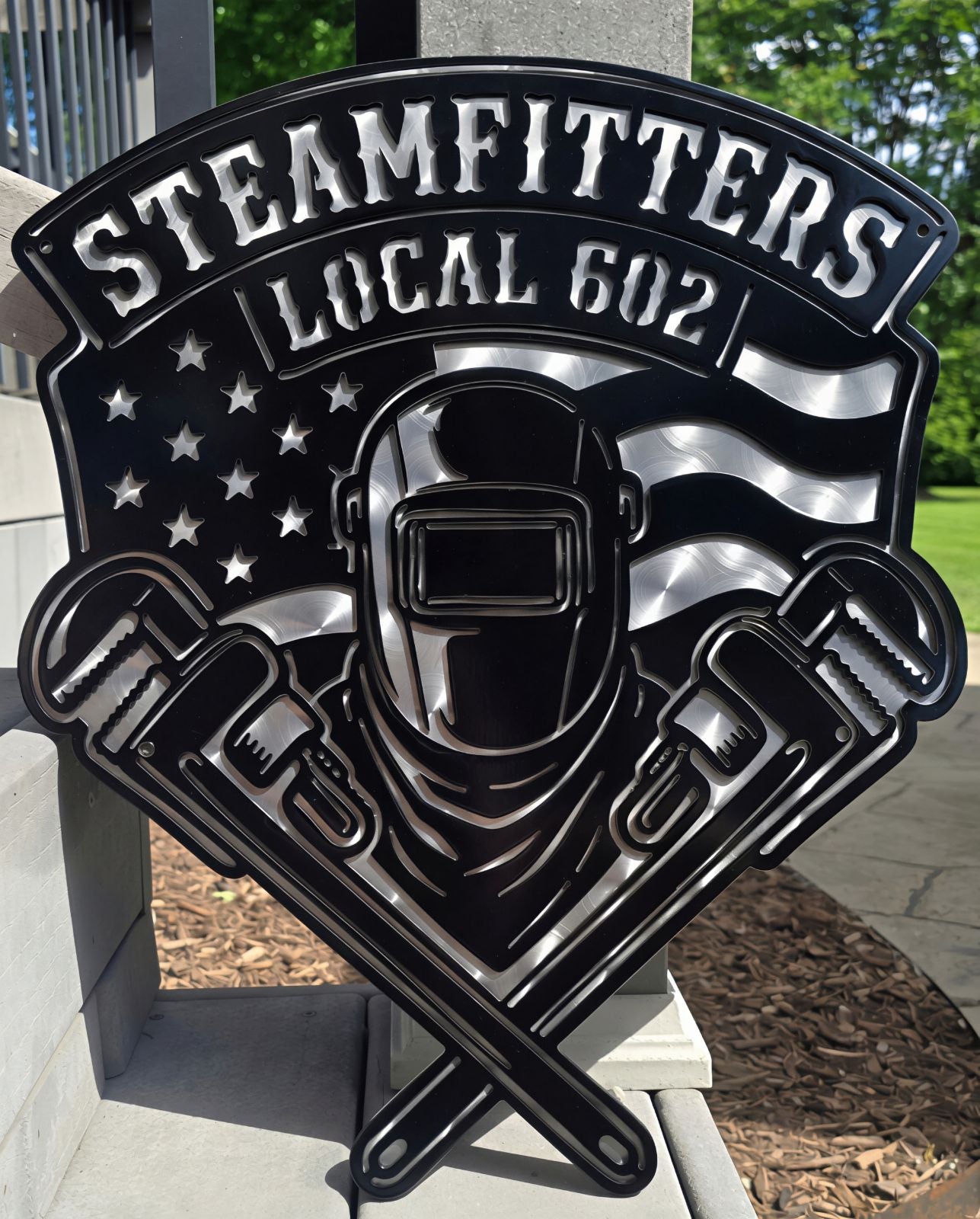 Steamfitter Metal Wall Art