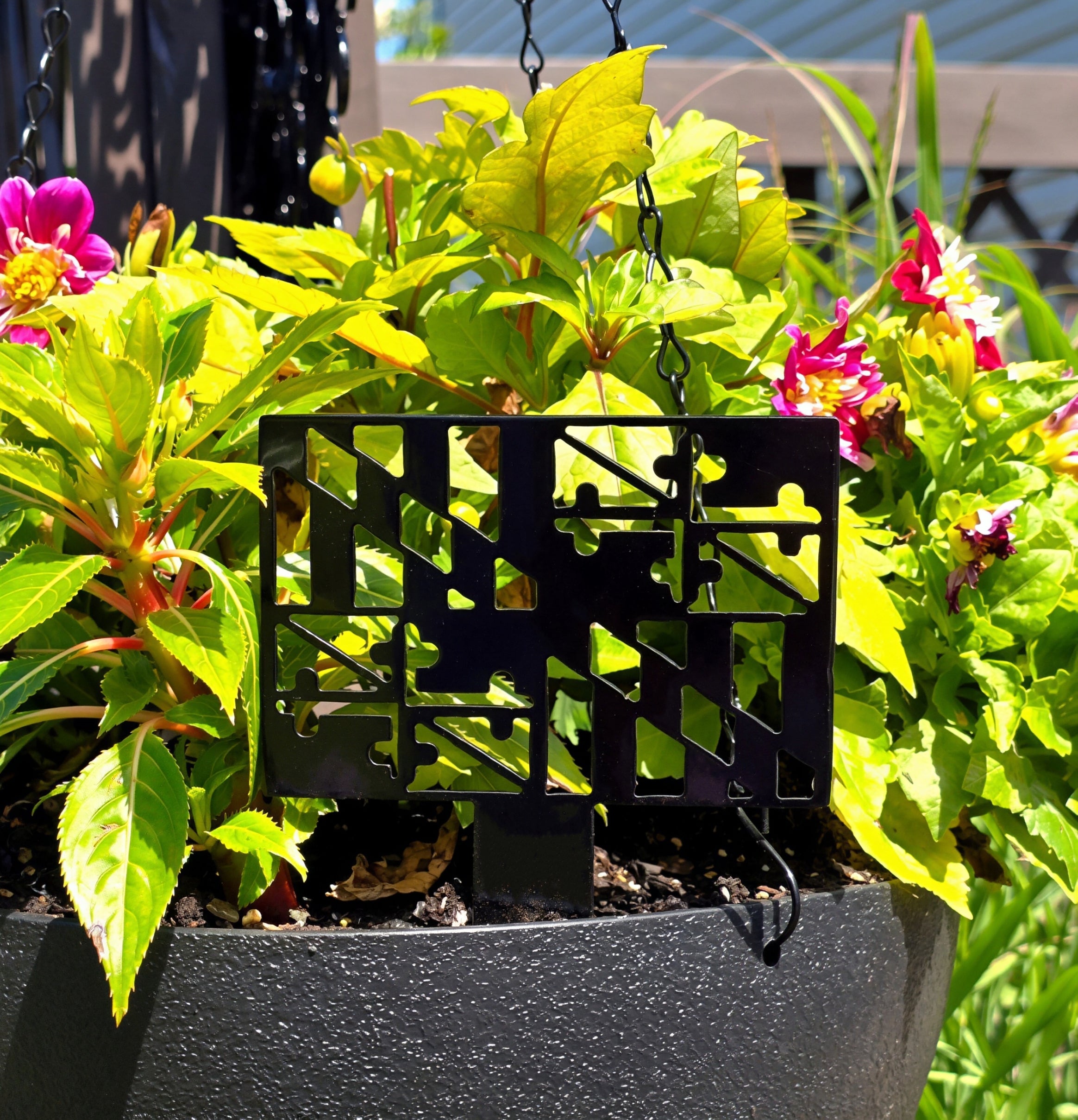 Maryland Flag Metal Planter Stake - Sale