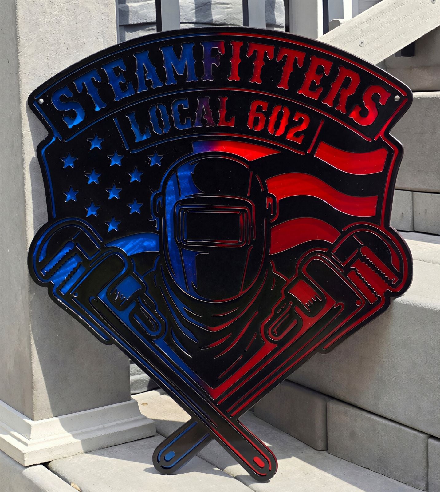 Steamfitter Metal Wall Art