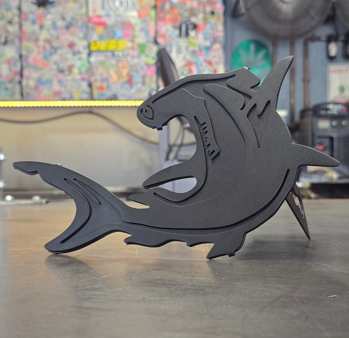 Hammerhead Shark Metal Hitch Cover