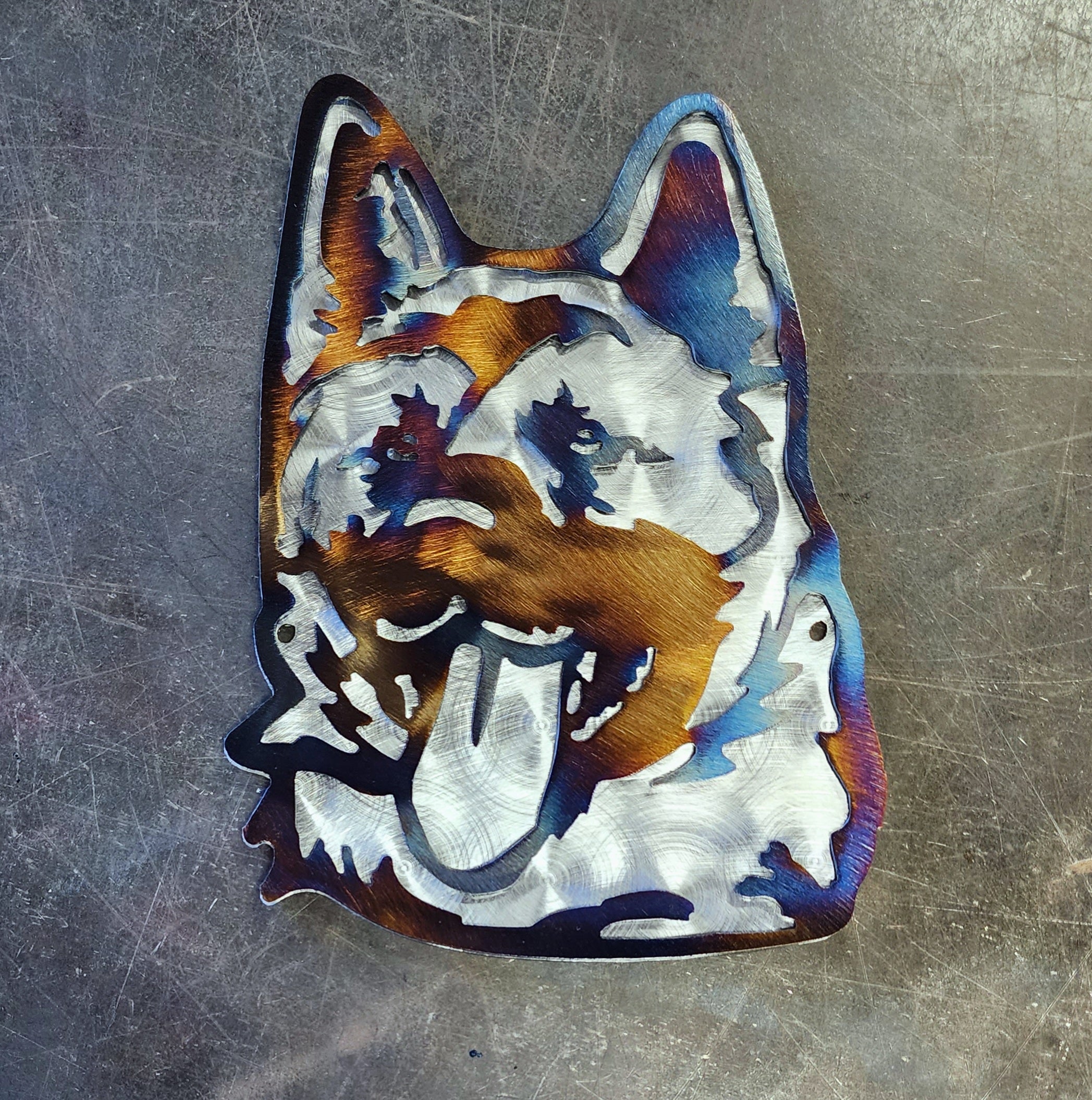 Akita Metal Art