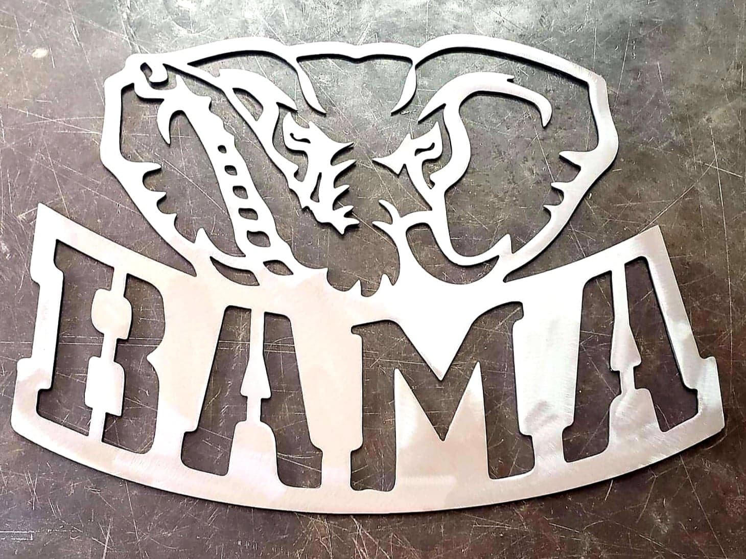 Alabama Crimson Tide Custom Metal