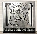 Custom Dog Signs & Metal Art