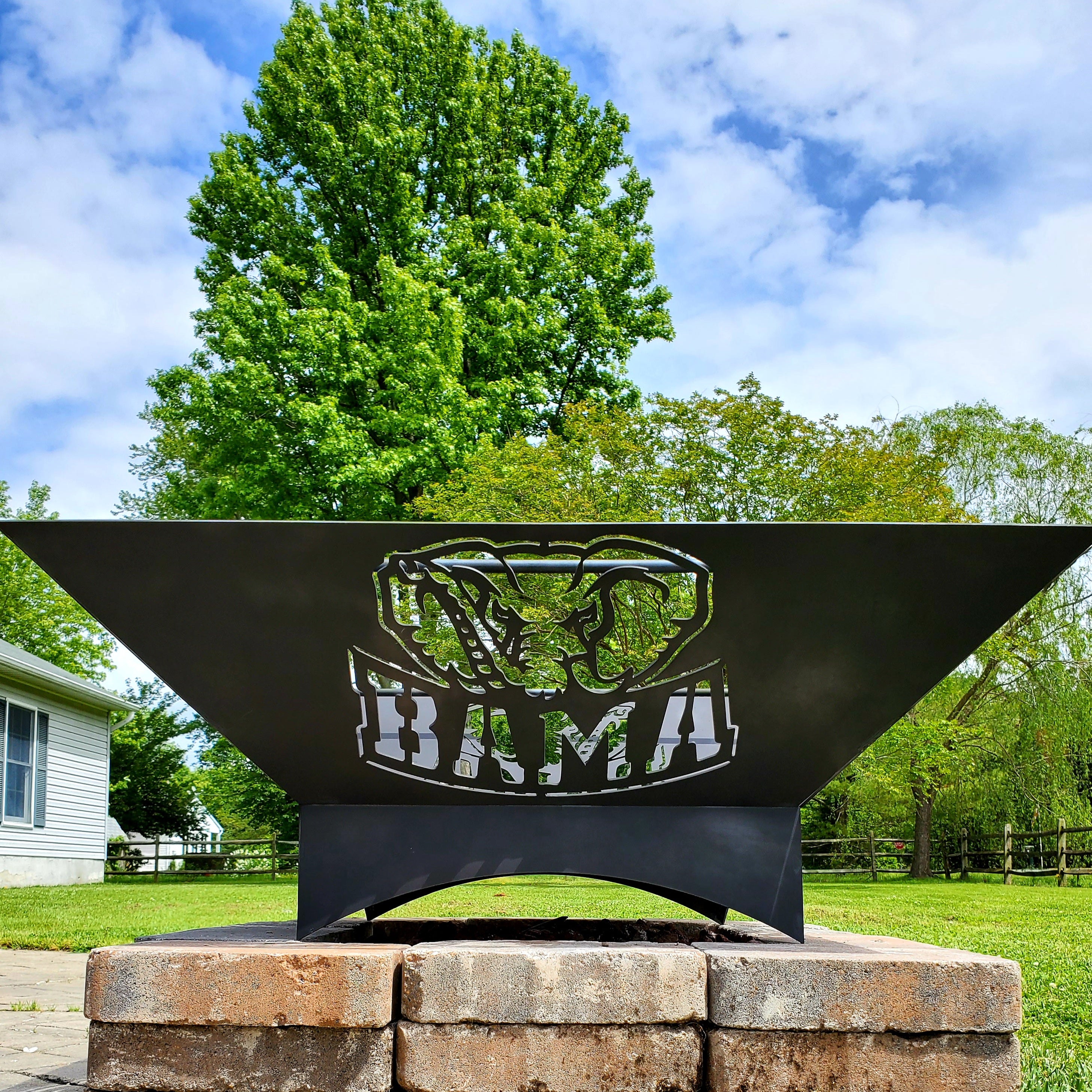 Custom Sports Fire Pit Designs