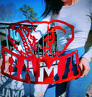 Alabama Crimson Tide Custom Metal