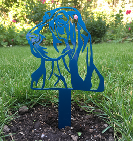 Basset Hound Garden Stake