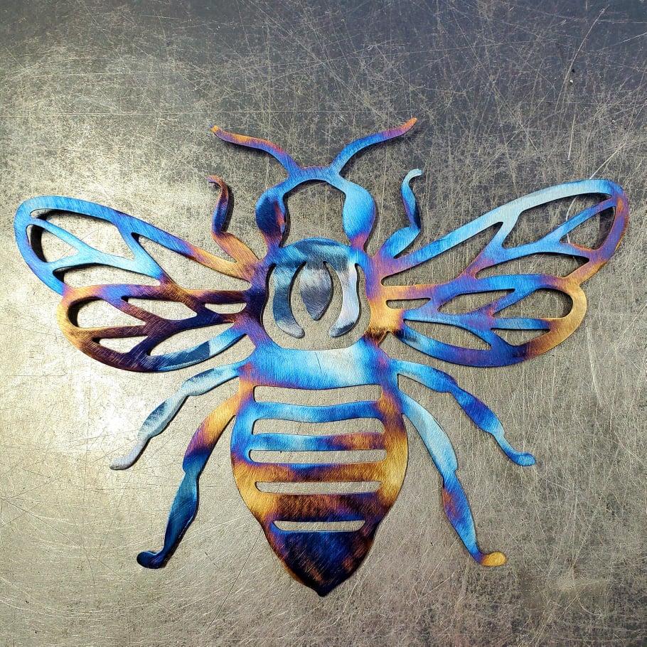 Bee Metal Art