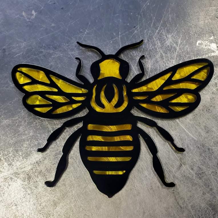 Bee Metal Art