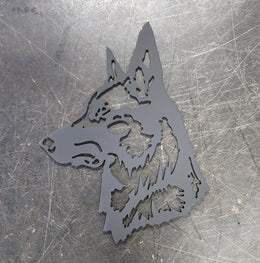 Belgian Malinois Metal Wall Art