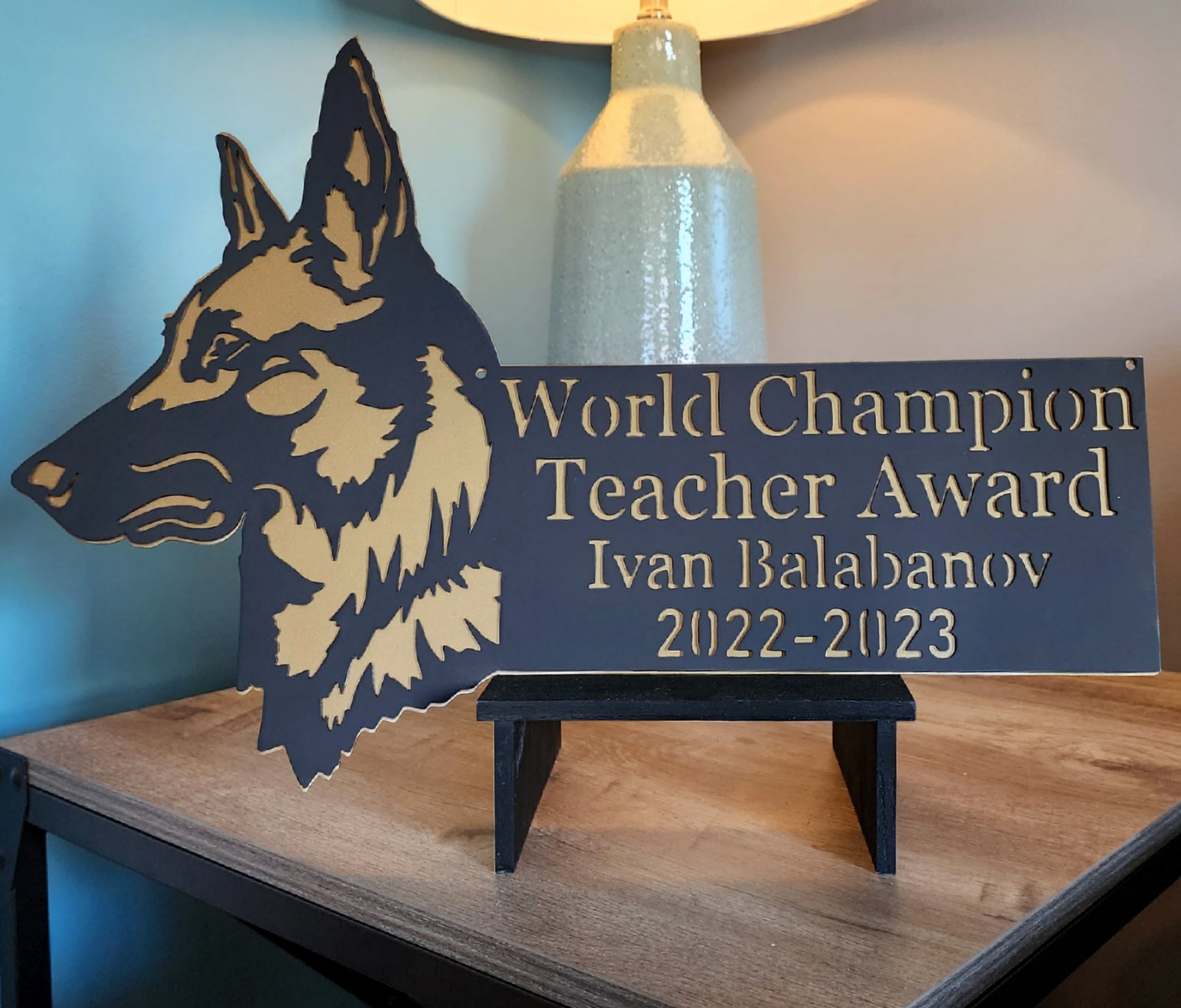 Custom Dog Metal Art