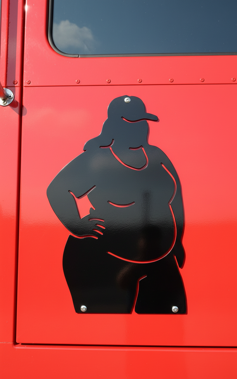 Big Mama Trucker #1 Metal Art