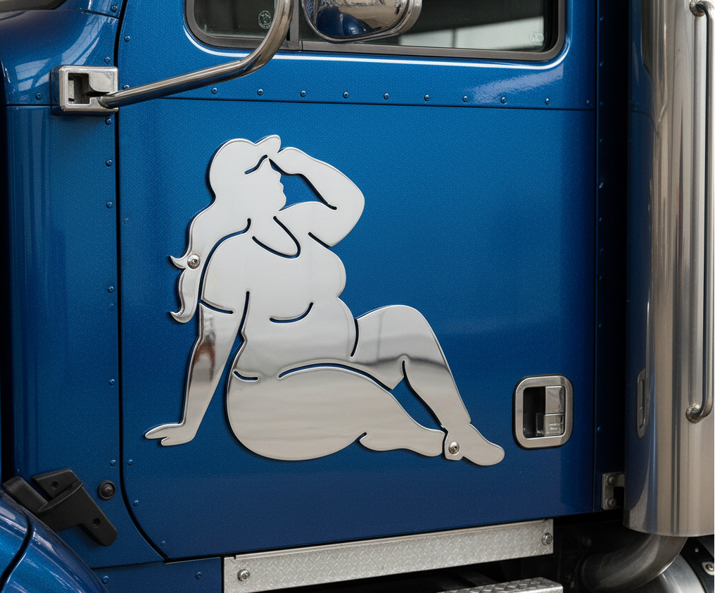 Big Mama Trucker #3 Metal Art