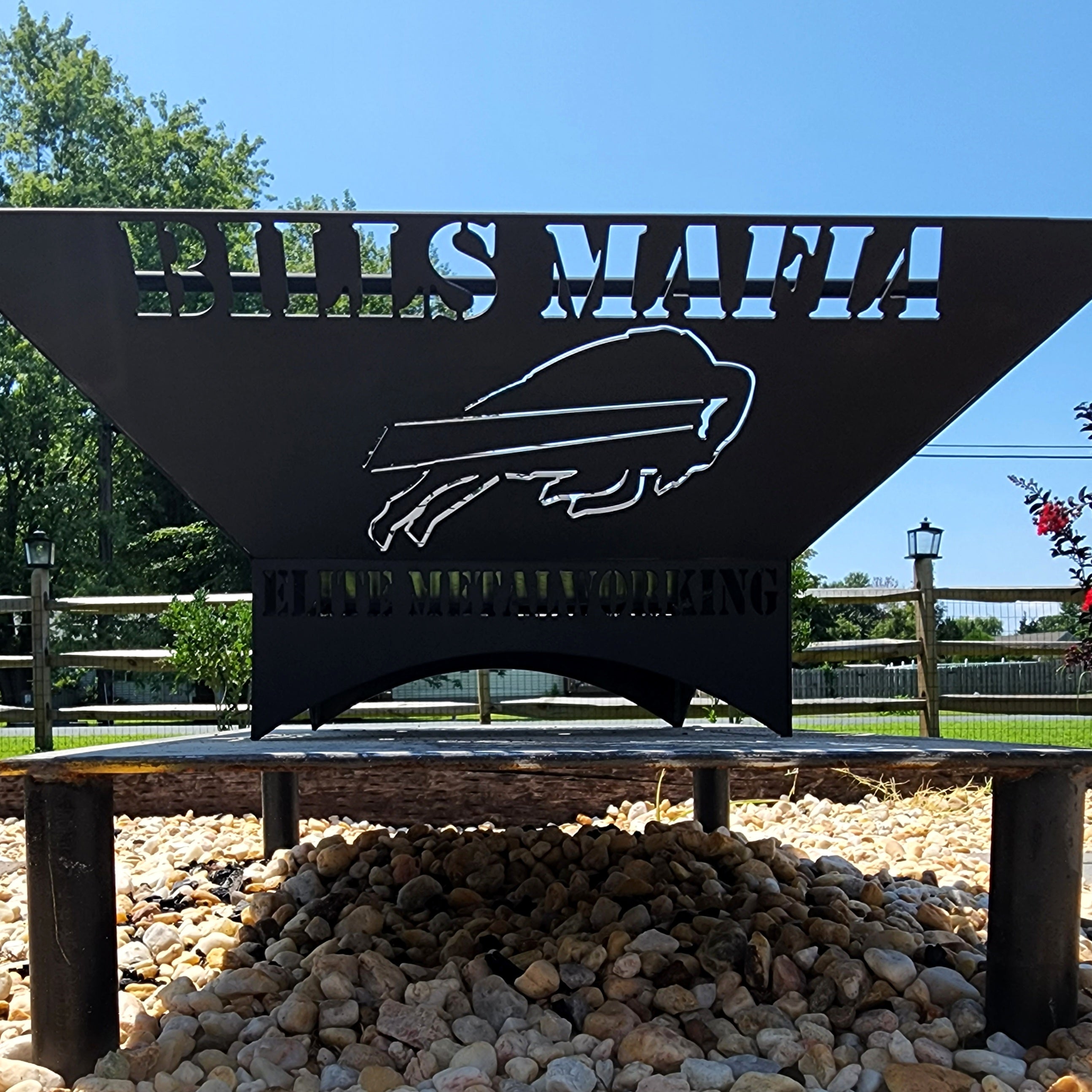 Custom Sports Fire Pit Designs