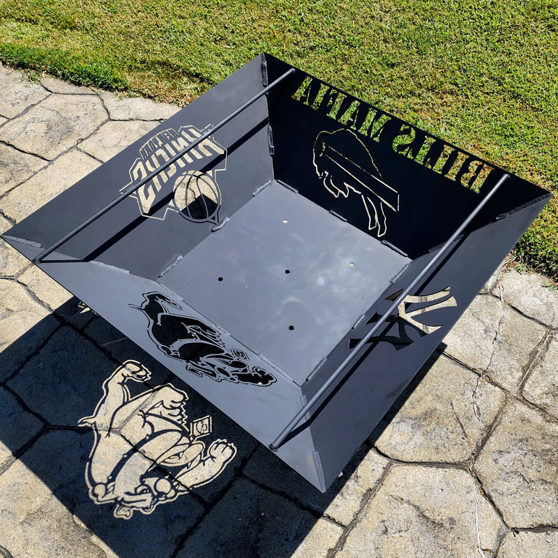 Custom Sports Logos -Fire Pit Side Design