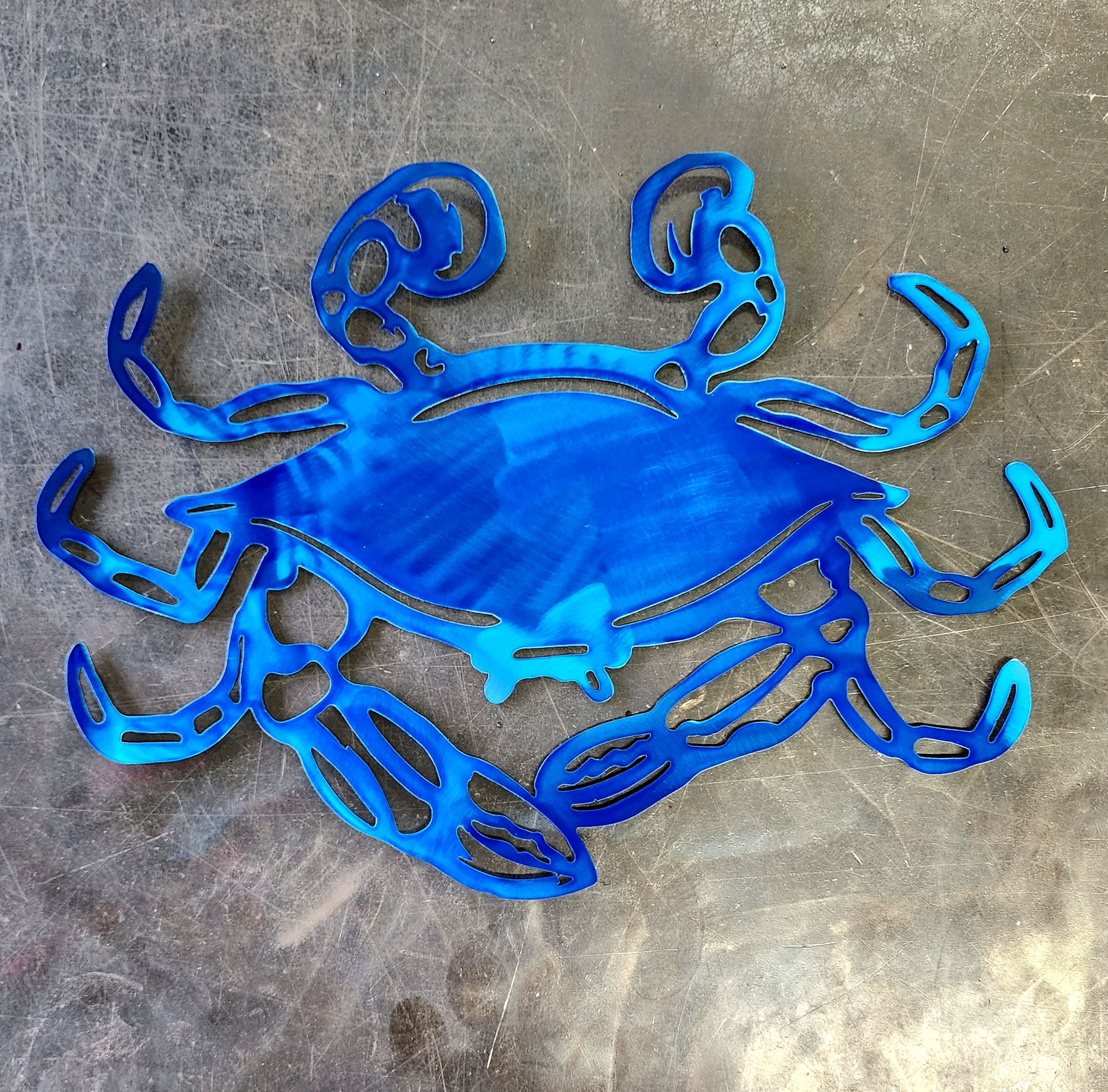 Blue Crab #1 Metal Art