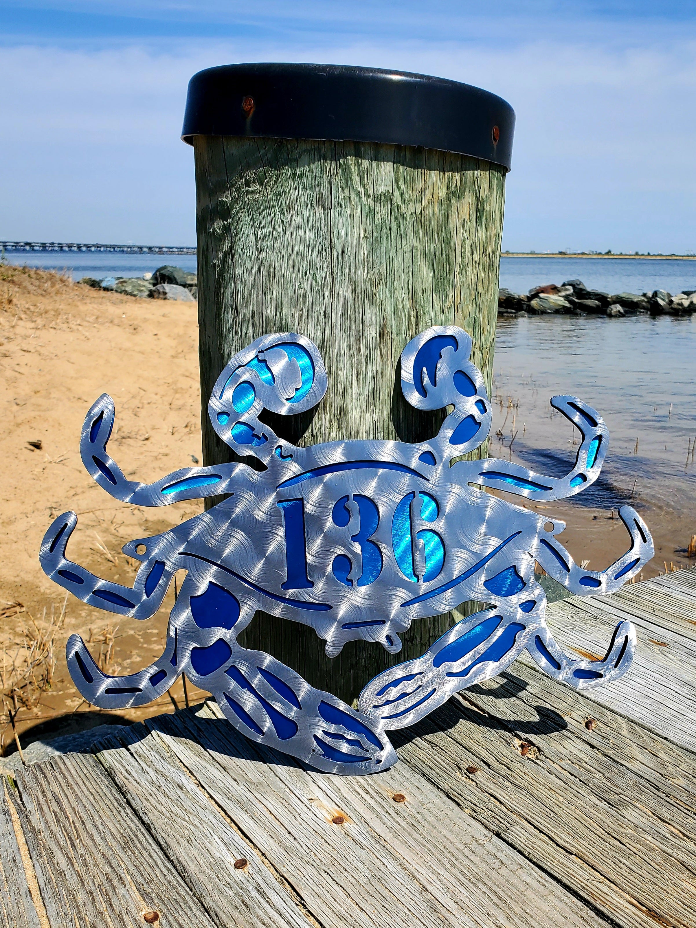Blue Crab #1 Metal Art