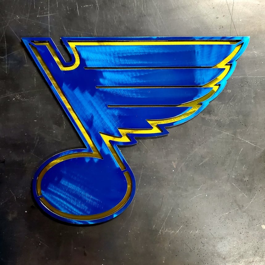 St. Louis Blues Custom Metal
