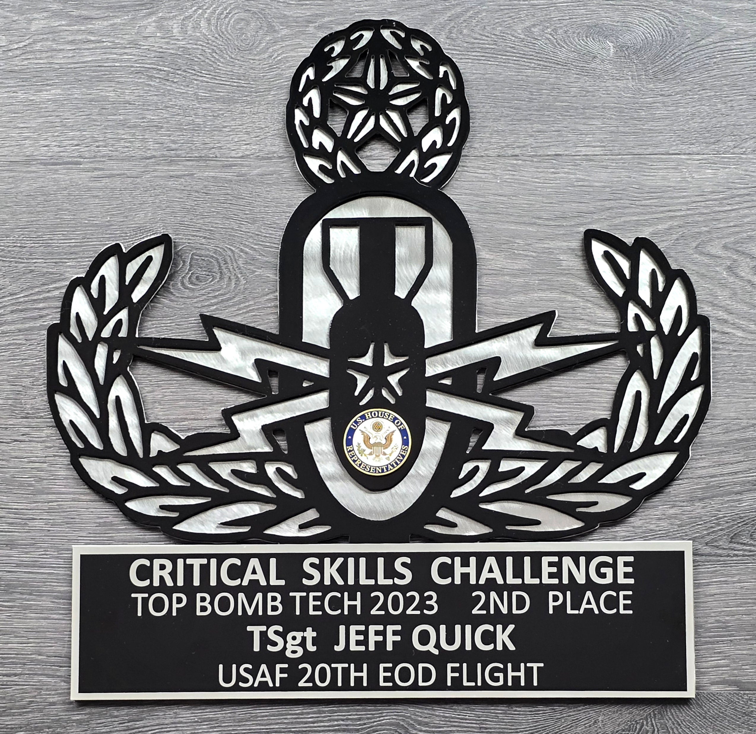 Custom Military, Police & Fire Metal Awards