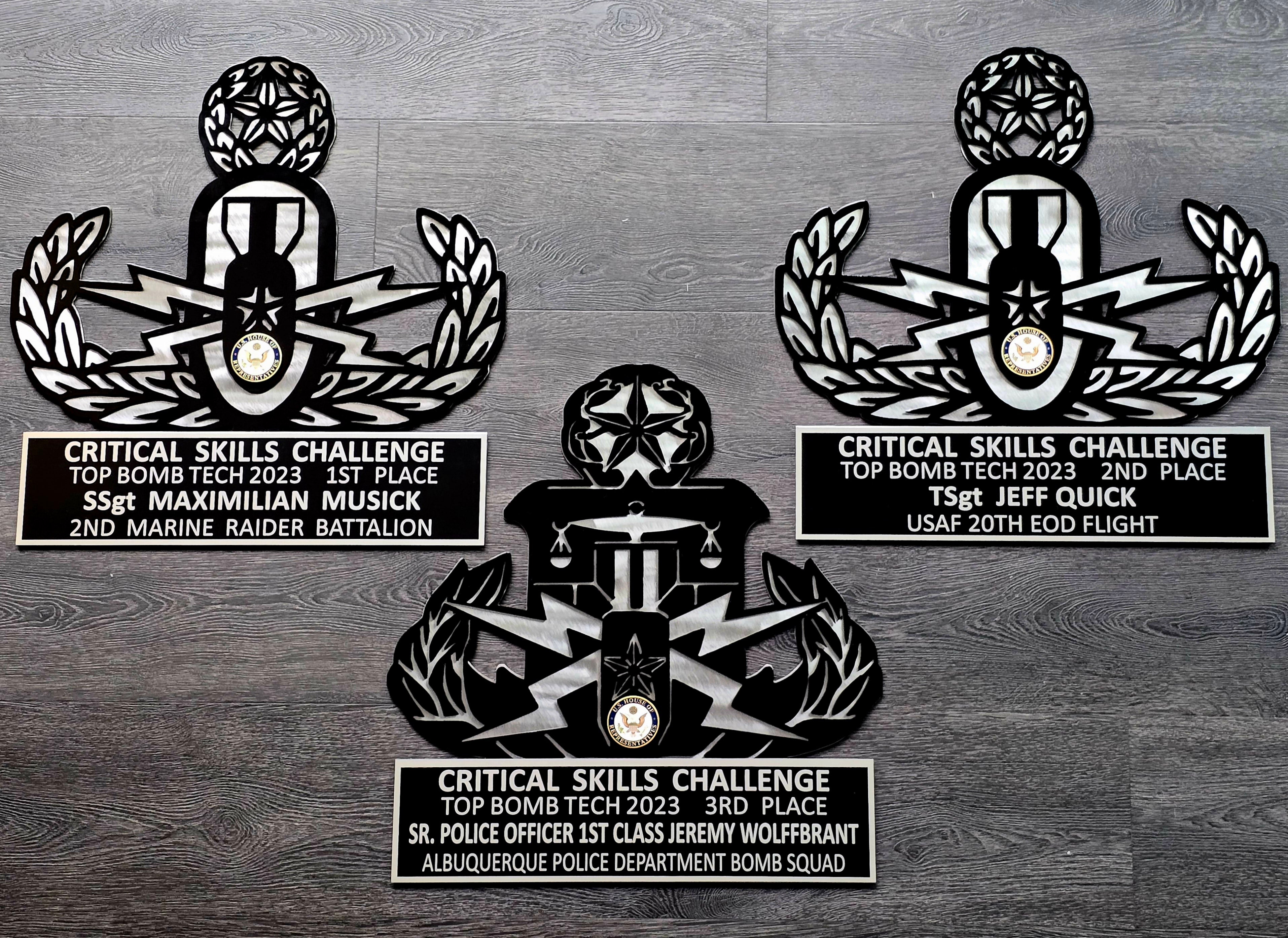 Wall-Mounted Trophies & Awards