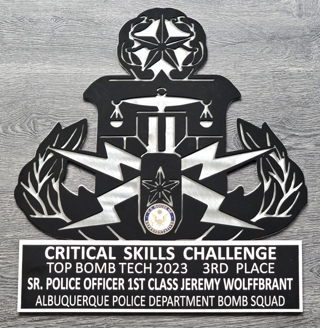 Custom Military, Police & Fire Metal Awards