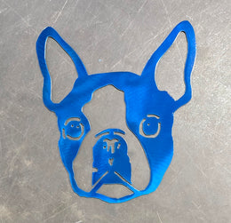 Boston Terrier Metal Wall Art