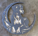 Boxer "On The Moon" Metal Art
