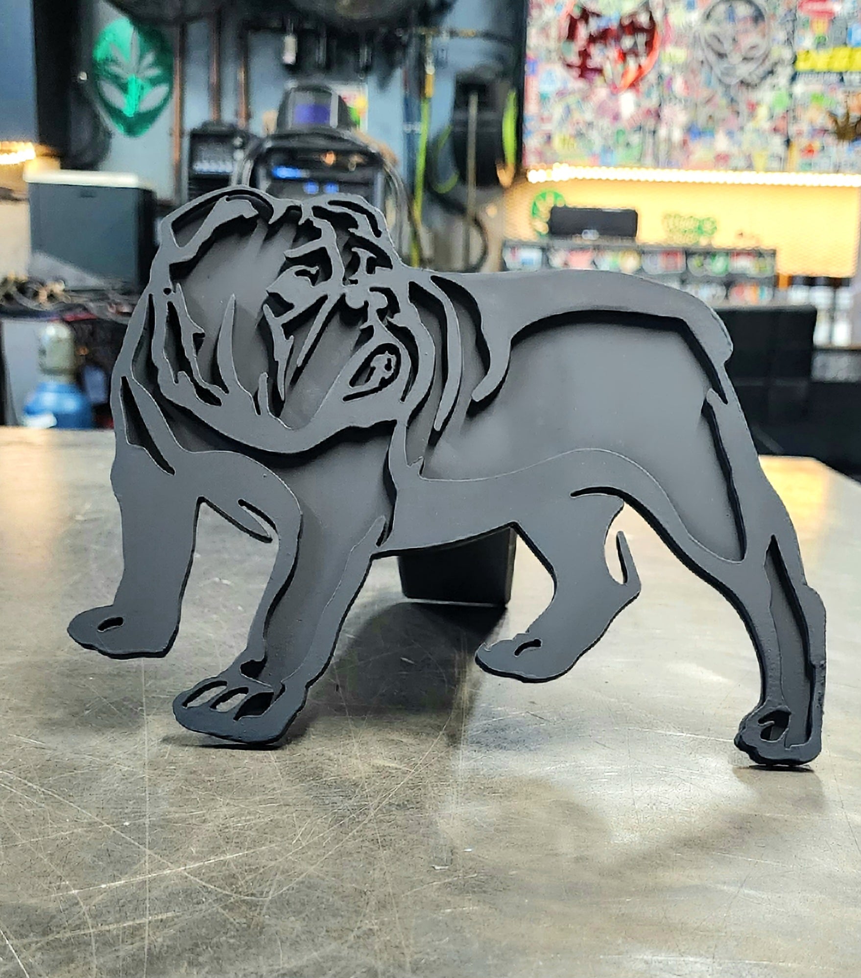 Bulldog Metal Hitch Cover #1