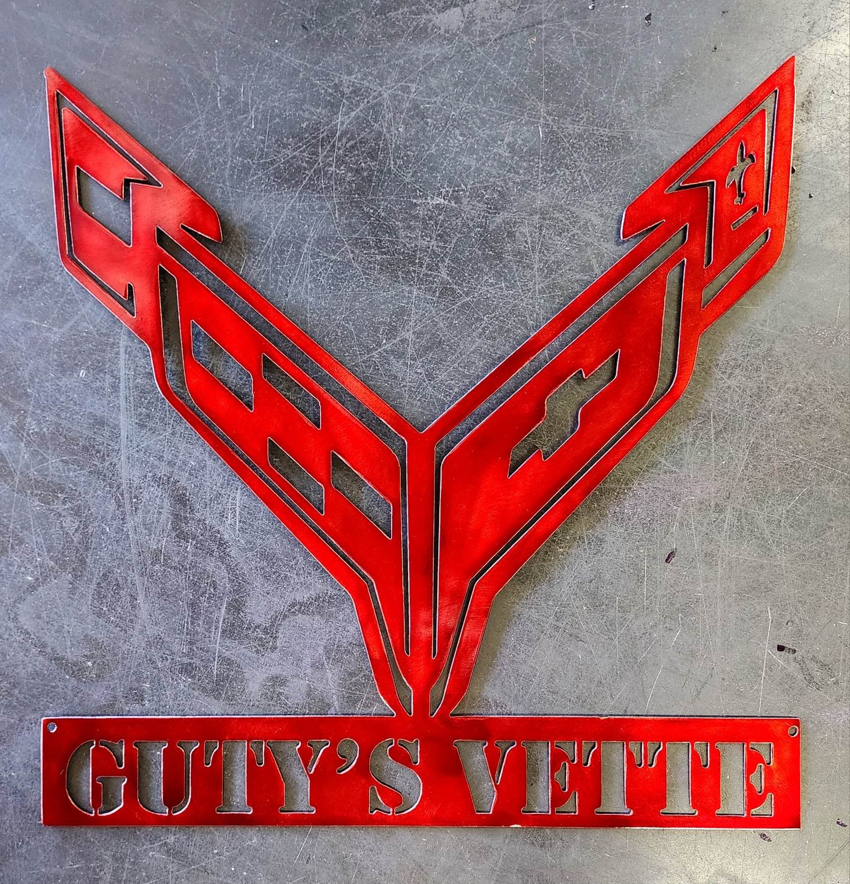 Corvette C8 #2 Metal Art