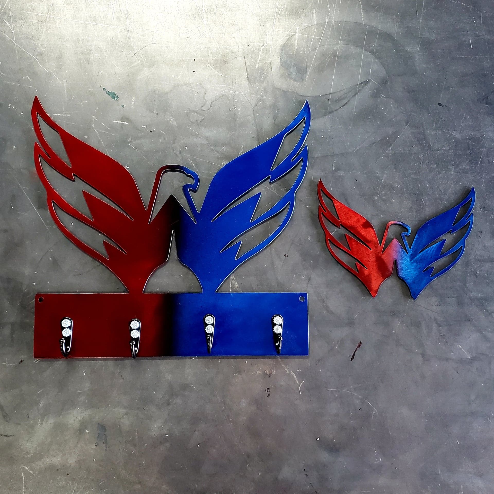 Washington Capitals Custom Metal