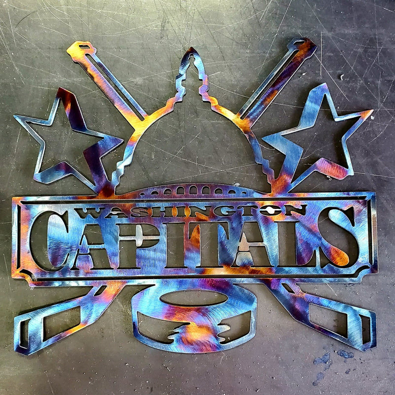 Washington Capitals Custom Metal