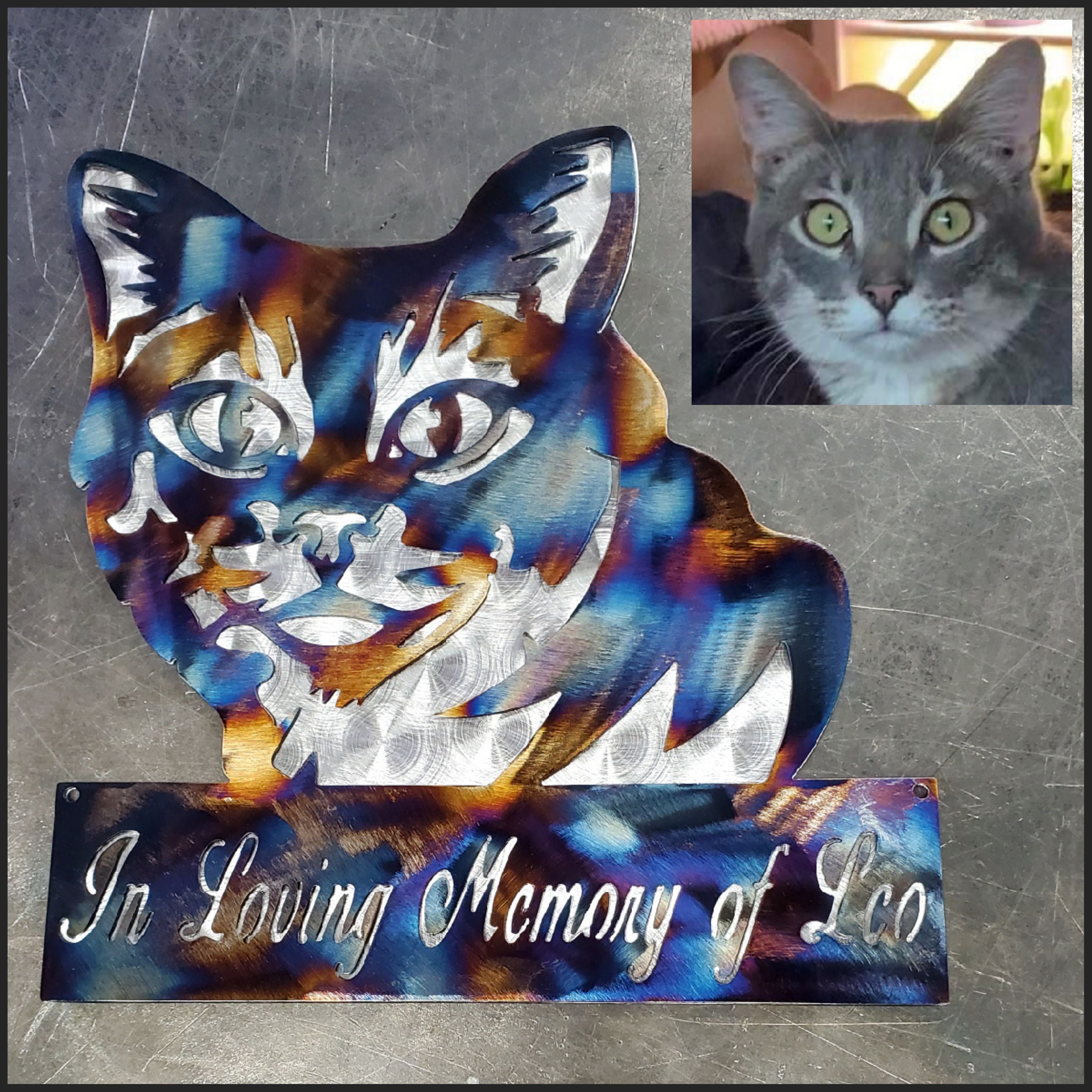 Custom animal metal art example by Elite Metalworking