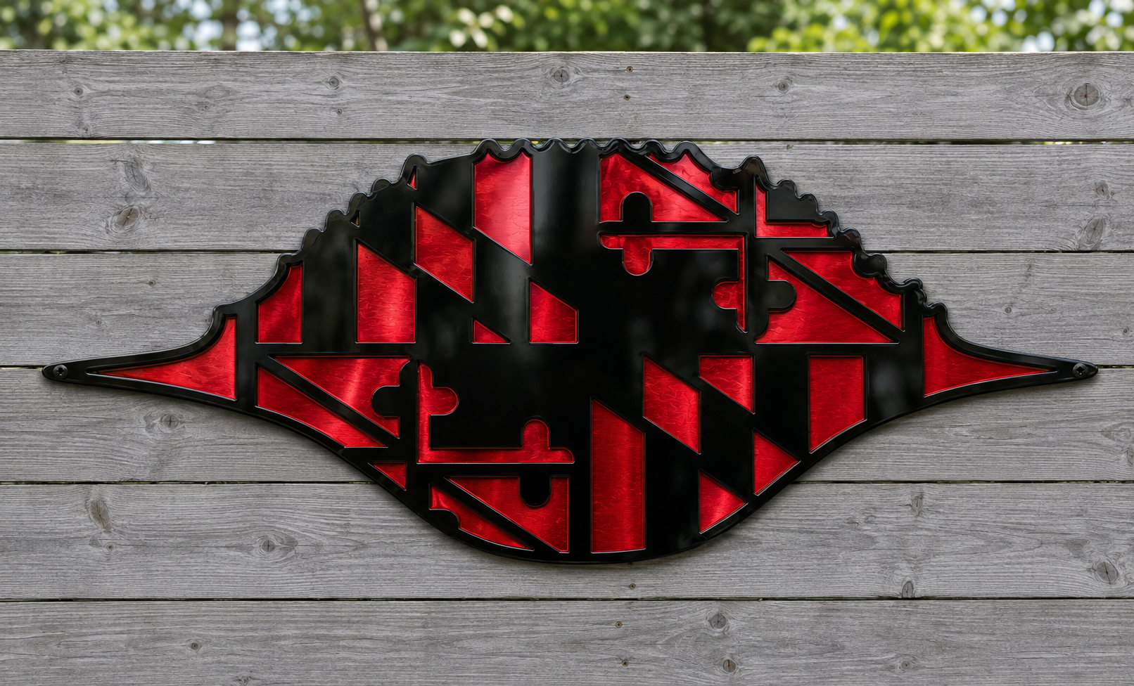 Maryland Crab Shell Metal Wall Art