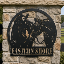 Horse Personalized Metal Sign