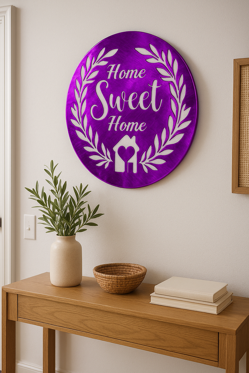 Home Sweet Home Metal Art