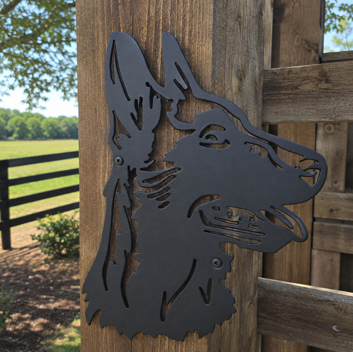 Belgian Malinois Metal Wall Art #2