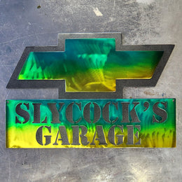 Chevy Logo Metal Wall Art