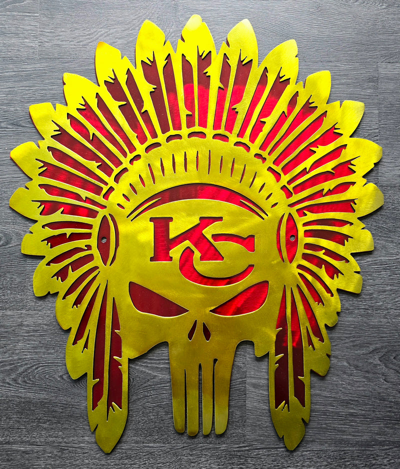 Kansas City Chiefs Custom Metal