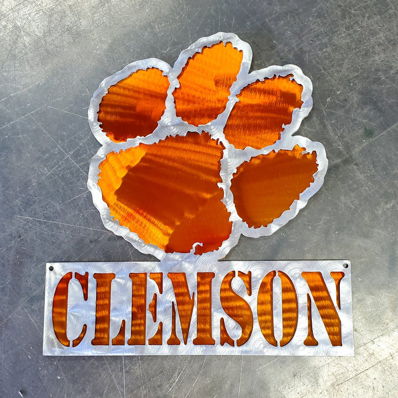 Clemson Tigers Custom Metal