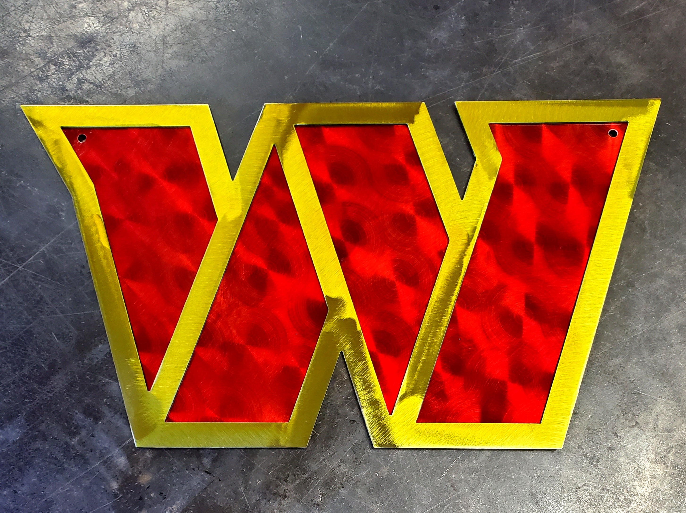 Washington Redskins (Commanders) Custom Metal