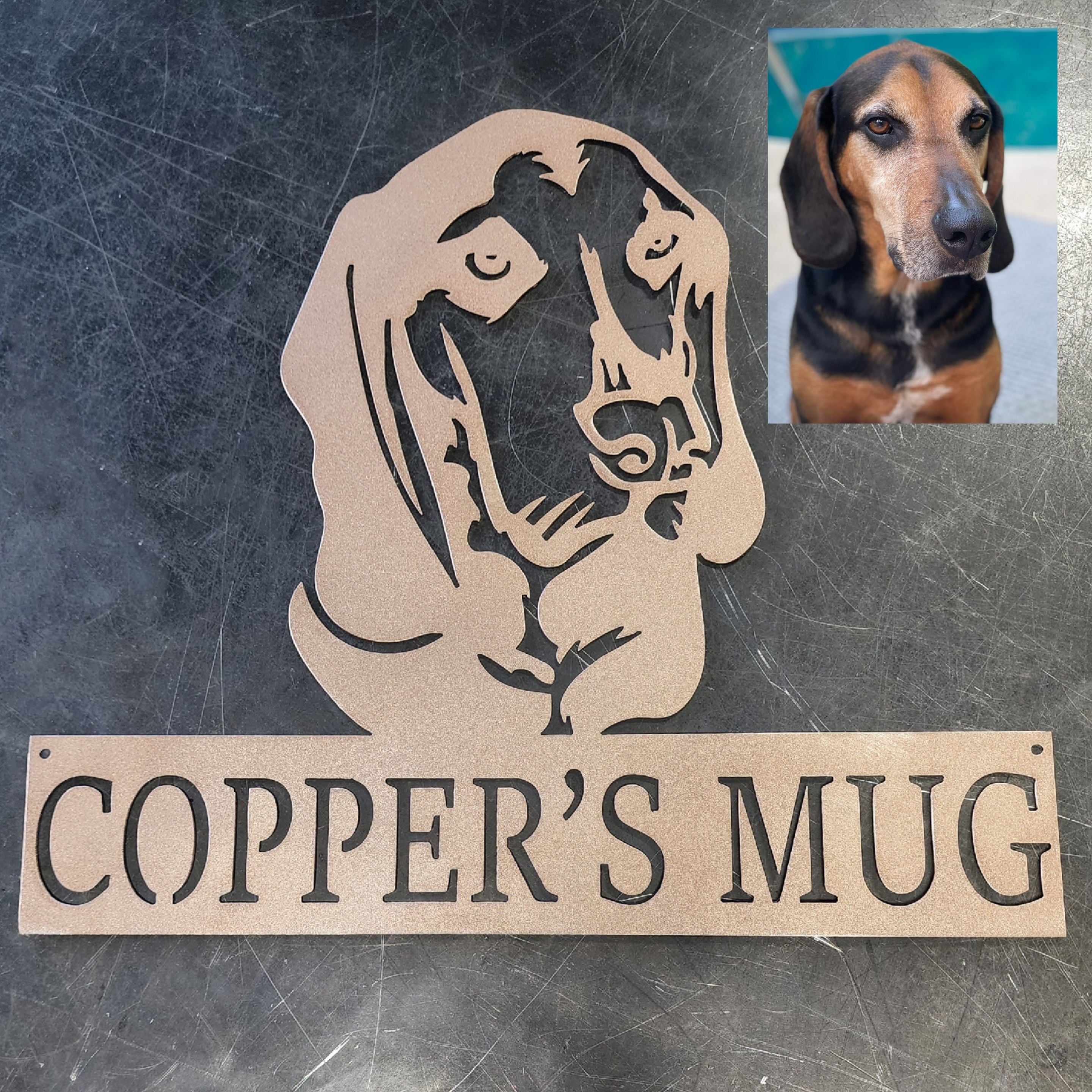 Custom metal art example by Elite Metalworking