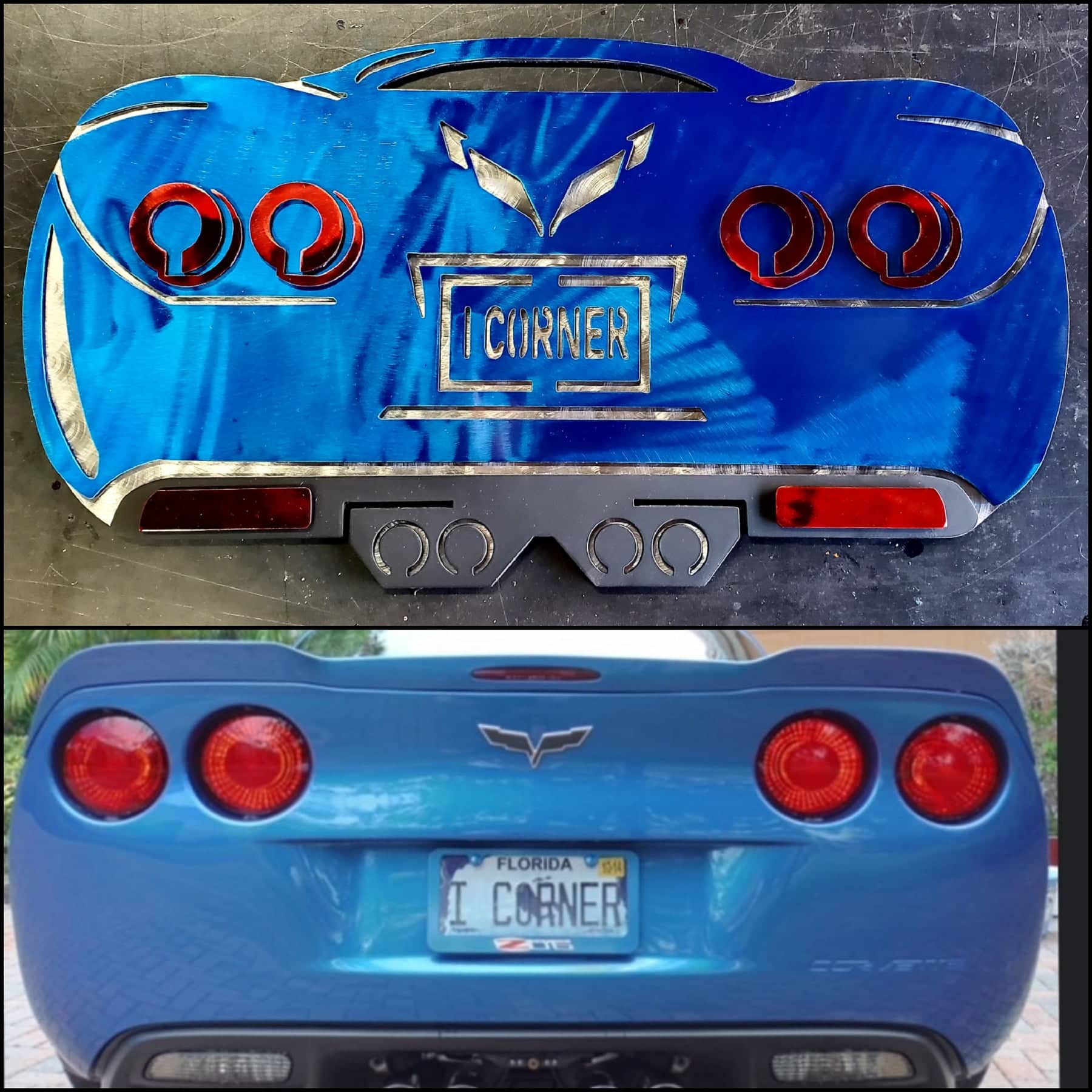 Custom metal art example by Elite Metalworking