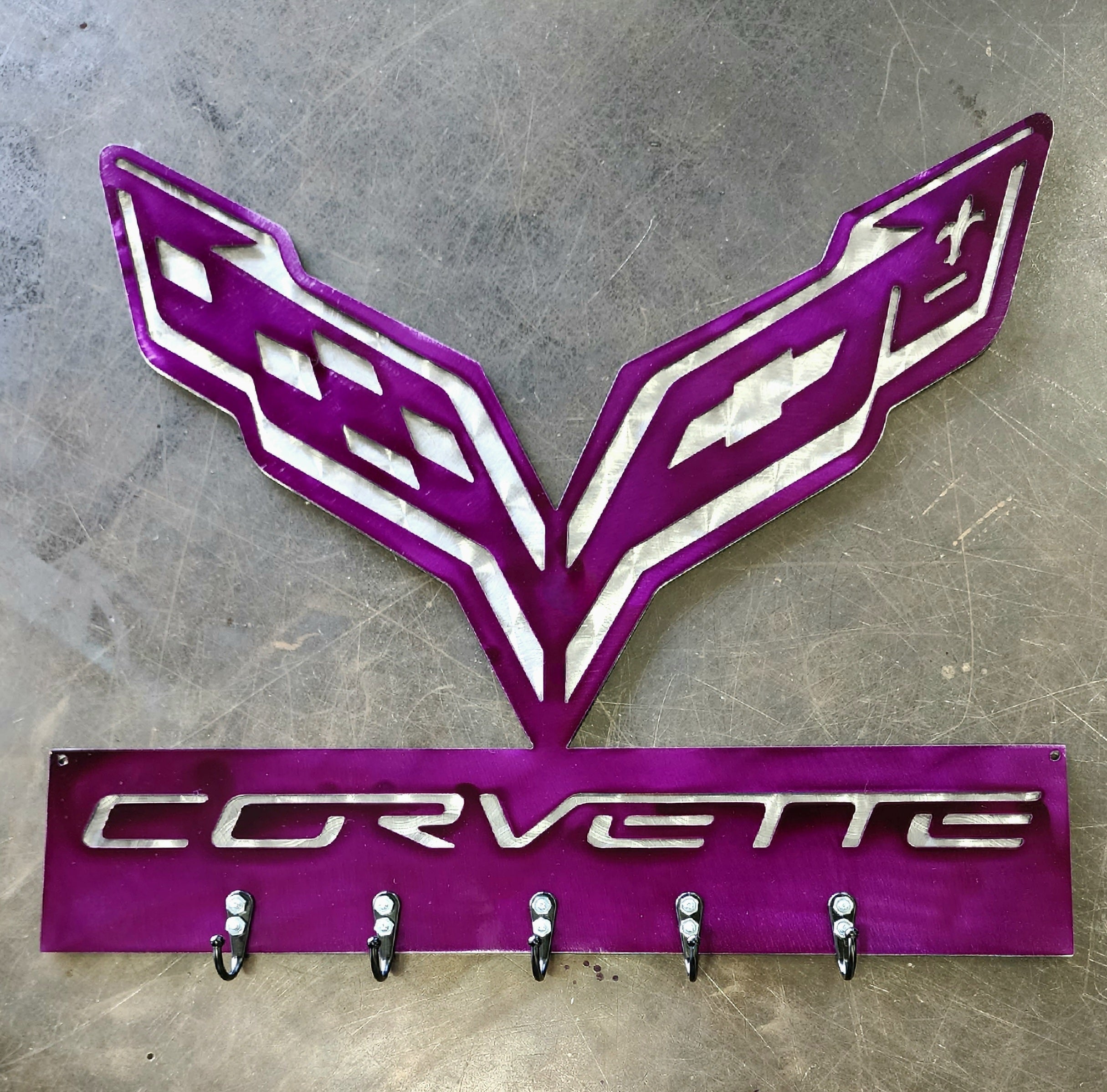 Corvette C7 Key & Leash Hanger