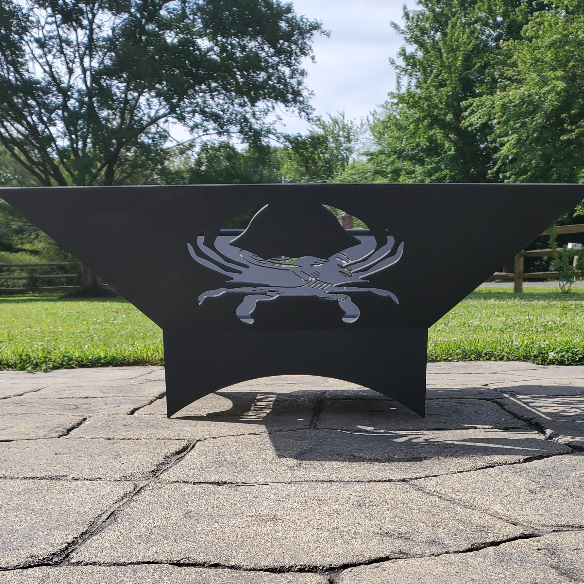 Blue Crab #2- Fire Pit Side Design