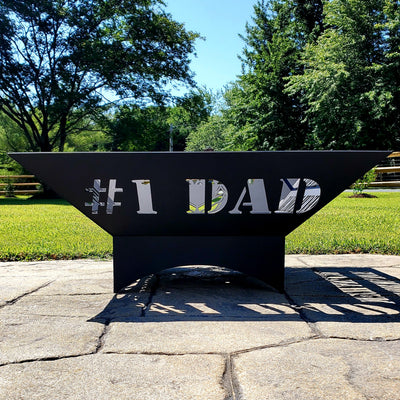 Custom text fire pit example 2 — Elite Metalworking