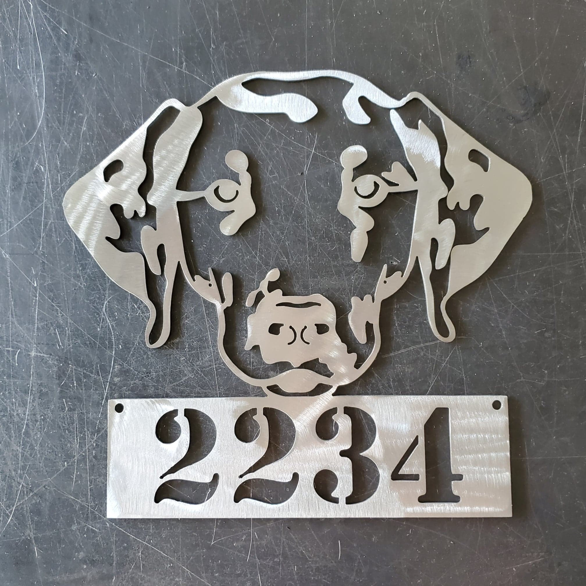 Dalmatian Metal Art